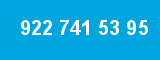 922 741 53 95 922 741 53 95